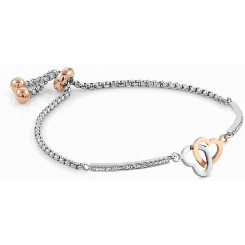 Bracciale Milleluci Rosegold Doppi Cuori 028004/051